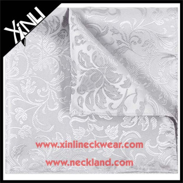 100% Silk Jacquard Woven Mens Paisley Pocket Square